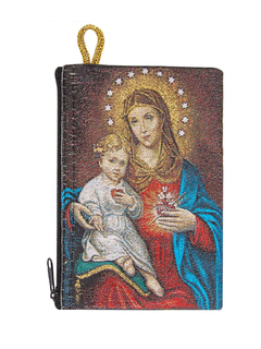 Carterita pequeña religiosa - Sagrado corazón de Maria y el Niño APM7000 - comprar online