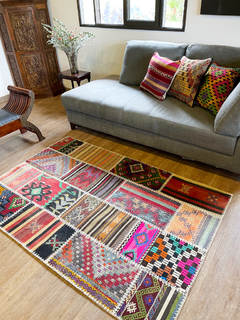 Tapete Kilim Patchwork 180x120 cm