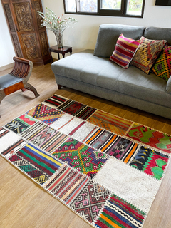 Tapete Kilim Patchwork 180x120 cm na internet