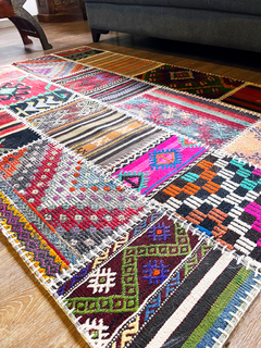 Imagem do Tapete Kilim Patchwork 180x120 cm