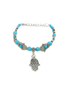 Pulsera Turquesa Fantasía - Hamsa APM4000