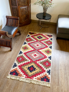 Tapete Kilim Diseño Ushak 150x80 cm - Anatolia multicolor APM49000