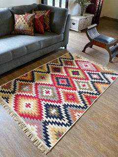 Kilim Rug Ushak Design 180x120 cm - Anatolia multicolor