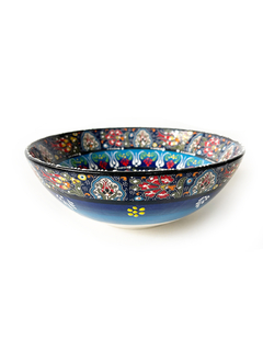 Vasija en Cerámica 21 cm - Flores Azul APM60000 - comprar online