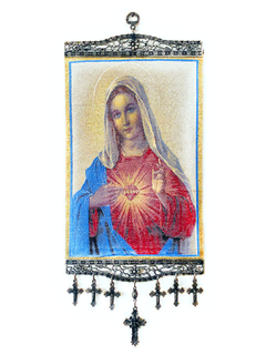 Vitela de pared grande - El Sagrado Corazón de María 1 APM21300