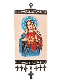 Vitela de pared grande - El Sagrado Corazón de María 2 APM21300