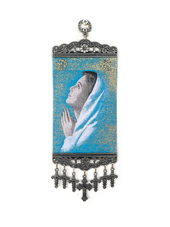 Vitela de pared mediana - La virgen orando APM22500