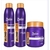 Kit blond care restore blond detra 3 passos Profissional 1L