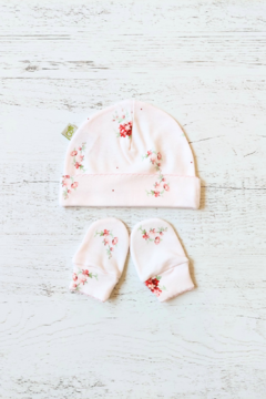 AJUAR 4 PIEZAS POEMA ROSA PIMA: BATITA, RANITA, GORRO Y MITONES (BROSETA-GP) - tienda online