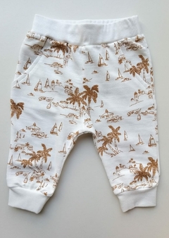 PANTALON DE RUSTICO ESTAMP PALMERAS - PIOPPA (PB-BALI)