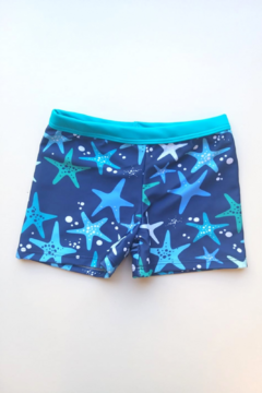 BOXER DE LYCRA GRANATE ESTRELLAS - BRILLANTINA (BX-GRANATE-24)