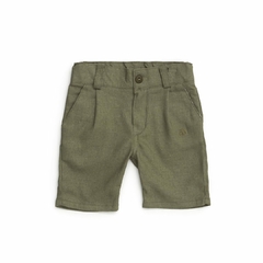 CASUAL BERMUDA DE LINO VERDE MILITAR - BABYTIME (BT123400160125)