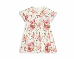 CANDY VESTIDO DE LINO ESTAMPADO - BABYTIME (BT123504160281)