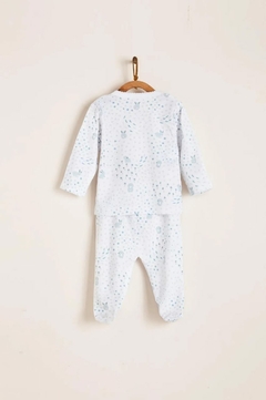 SET BATITA C/ LAZO Y RANITA NEW FARM BOY - BABYCOTTONS (1022311350-12) - tienda online