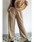 Palazzo WAFLE [ 44 al 50] Leopard Beige AMPLiA - tienda online