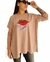 MAXI Sweater BREMER RED LIPS (XL/XXL)