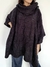 Maxi Poncho Bucle BLACK XXXL - tienda online