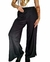 MAXI Palazzo BLACK PLAIN CASHMIRE (42 al 50)