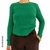 Sweater Trenzado elastizado Green Ingles (M)