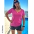 Remera V Essencial Fucsia