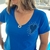 Remera V Love Blue Electric - comprar online