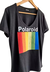 Remera V PREMIUM POLAROID BLACK (4 talles) - comprar online