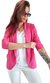 Blazer Sastrero Emma Fucsia (M al XL)