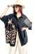 Camisa Maxi Oversize LINO BAMBULA PALM PRINT (XXL) BLACK en internet