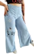 Pant Palazzo Denim Wide Leg (38 al 50) LIVY AMOUR - AW25 - tienda online