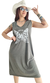 Vestido AMPLIO MIDI Grey BUTTERFLY (XL/XXL) -