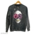 Buzo Calavera Flor Nevado (M/L)