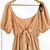 Vestido Lino Rayon Camel - comprar online