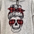 Buzo Hoodie Skull Escocia Grey - comprar online