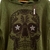 Buzo Hoodie Skull Shine Green Ingles - comprar online