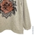 Sweater La Rose Overfit (M/L) Grey - Kuwana Shop