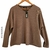Sweater Escote V FLor Vison (L/XL) Oversize
