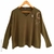 Sweater Escote V Lune Green (L/XL) Oversize