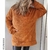 Maxi Buzo Teddy Oversize Camel