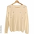 Sweater Hilo Cream Alfil (M/L) en internet
