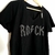 Remera V Oversize (XL) ROCK Black - tienda online