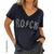 Remera V ROCK PREMIUM Black [ 4 TALLES]