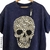 Remerón (XL) Skull Print Oversized EVASE - tienda online