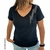 Remera V Thunder Black PREMIUM (5 talles) en internet