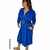Vestido Camisero LINO Blue - tienda online