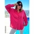 Camisa Oversized LINO (LXL) HOT PINK - comprar online