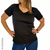 OUTLET SIN CAMBIO Remera V Basic Essencial PREMIUM M/L