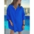 Camisa Maxi Oversize (XXL) Blue