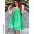 Vestido (XXL) Evase Green Parrot