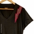 Remera V Oversize (XL) Thunder Pink Black - comprar online