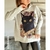 Buzo Hoodie Oversize (XL) CAT LOVER en internet